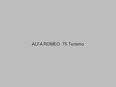 Enganches económicos para ALFA ROMEO  75 Turismo